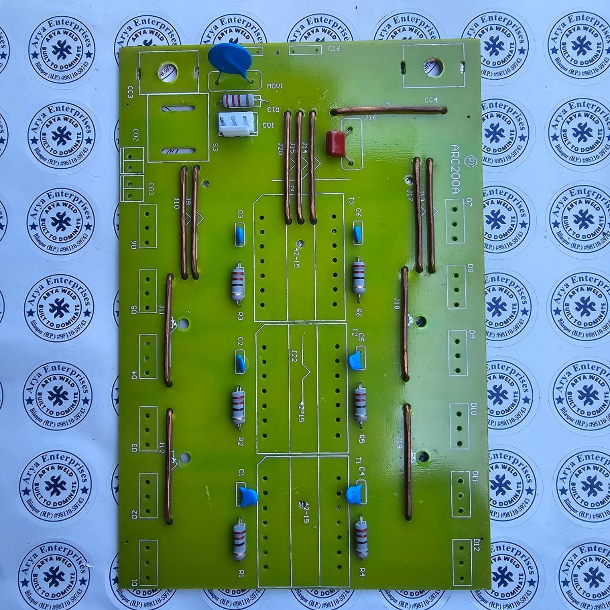 200 Mosfet Middle  Card (Blank)